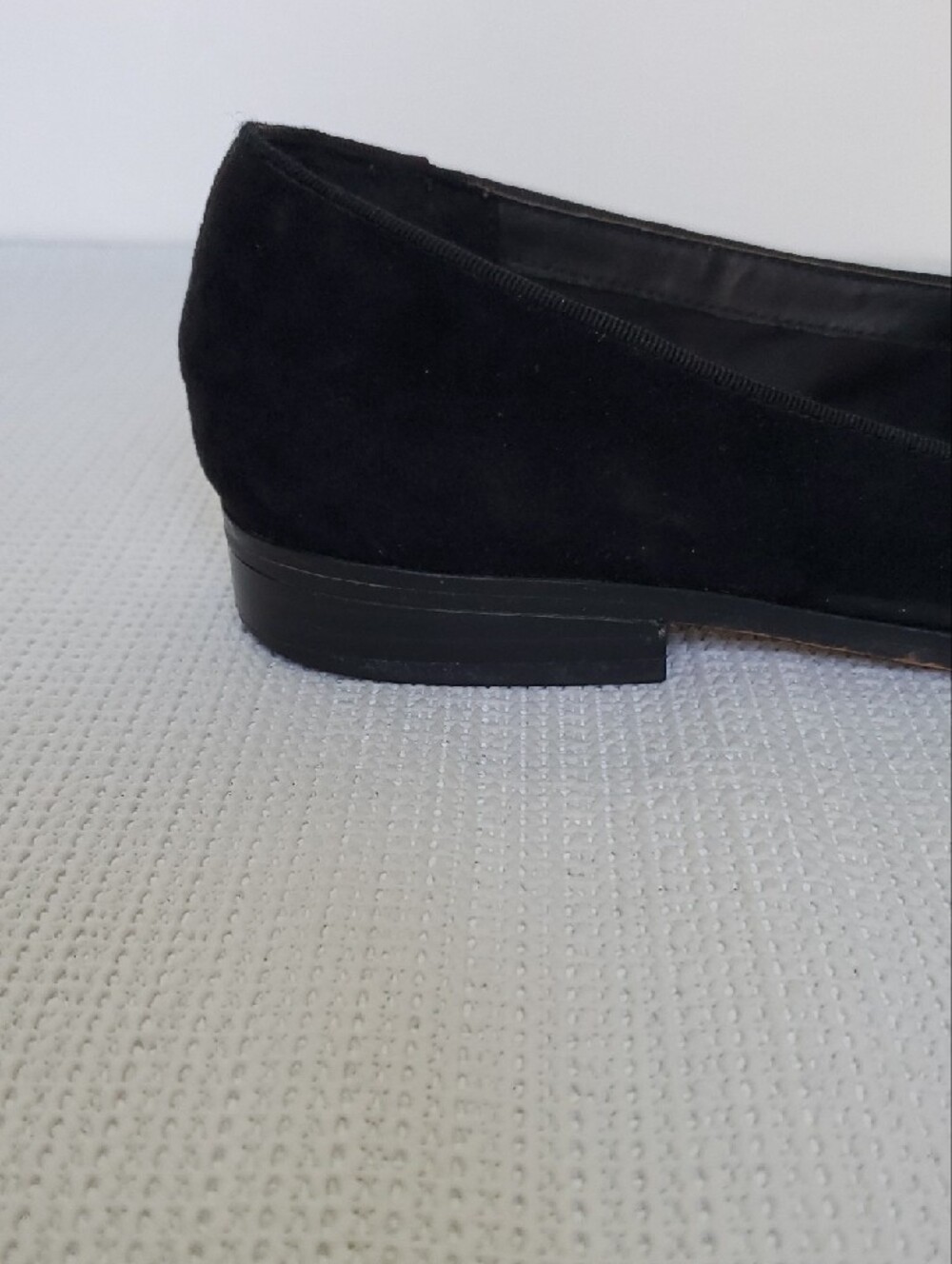 Anne Klein Black Suede Tassel Loafers - Picture 7 of 8
